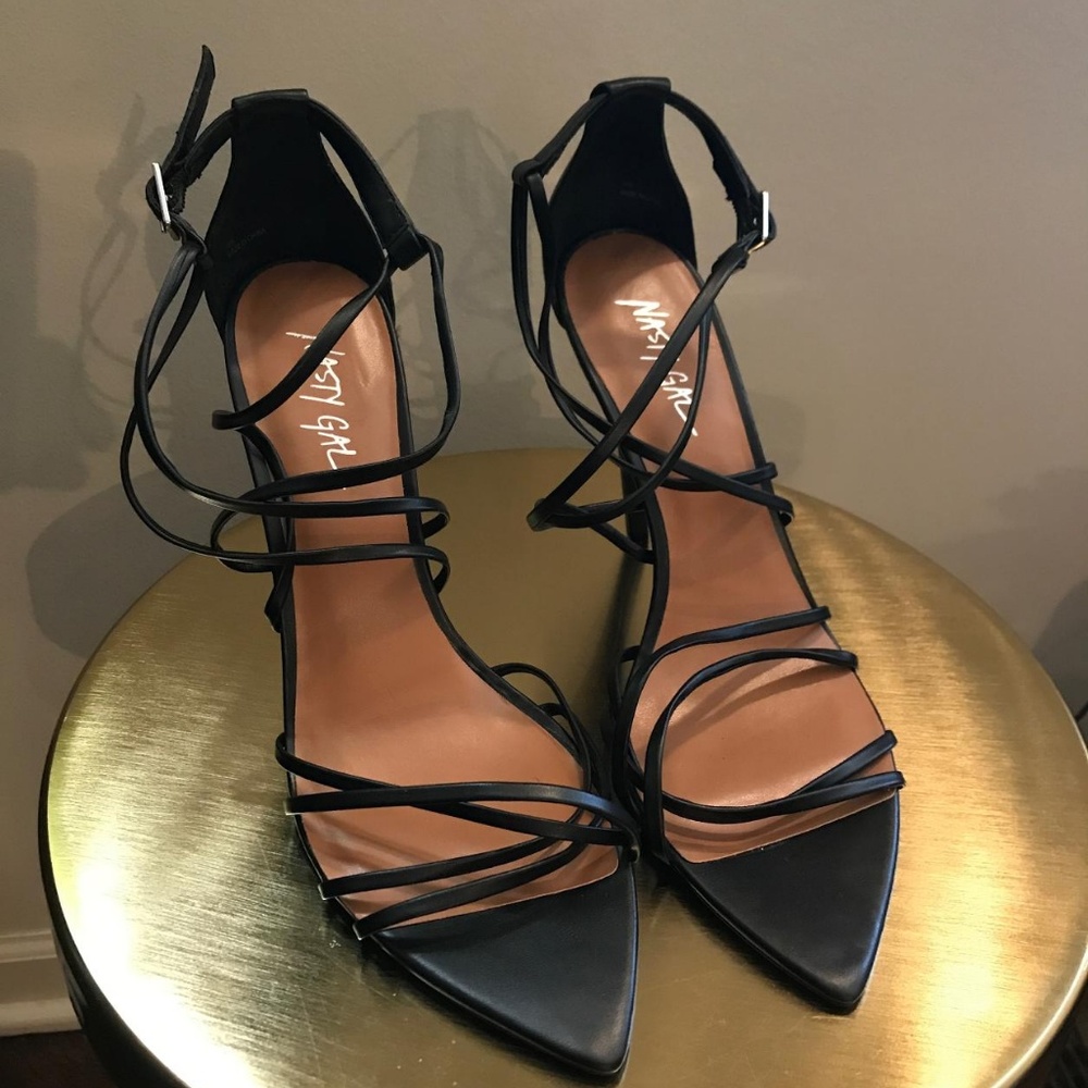 Nasty Gal 'Santana' Strappy Heel - Size 11 - Picture 3 of 5